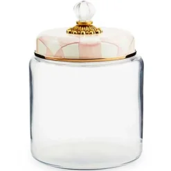 MacKenzie-Childs Rosy Check Kitchen Canister, Large< Kitchen Storage & Organization