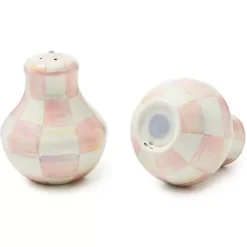 MacKenzie-Childs Rosy Check Salt  Pepper Shakers< Fall Entertaining|Table Accessories