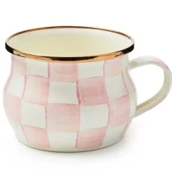 MacKenzie-Childs Rosy Check Teacup< The Coffee Shop|Fall Entertaining