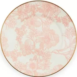 MacKenzie-Childs Rosy English Garden Enamel Dinner Plate< Easter|Spring