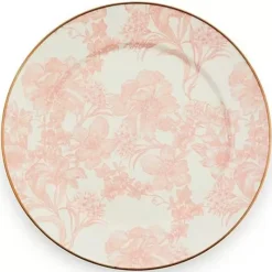 MacKenzie-Childs Rosy English Garden Enamel Charger/Plate< Easter|Spring