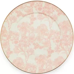 MacKenzie-Childs Rosy English Garden Enamel Serving Platter< Easter|Spring
