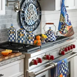 MacKenzie-Childs Royal Check 2 Quart Tea Kettle< The Coffee Shop|Tea Kettles