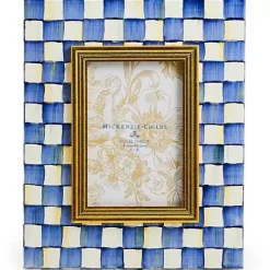 MacKenzie-Childs Royal Check 4 x 6 Frame< Room Accents