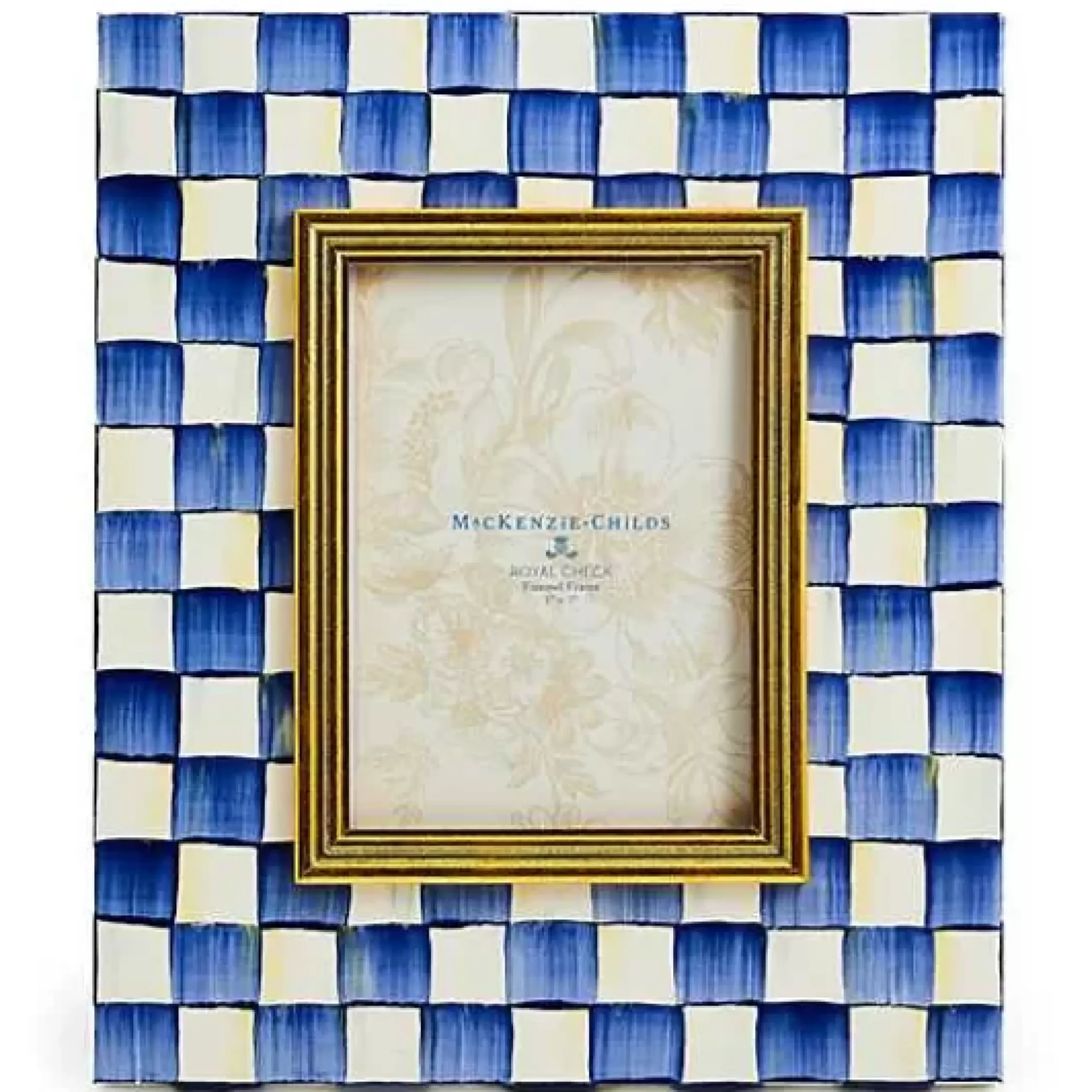 MacKenzie-Childs Royal Check 5 x 7 Frame< Room Accents