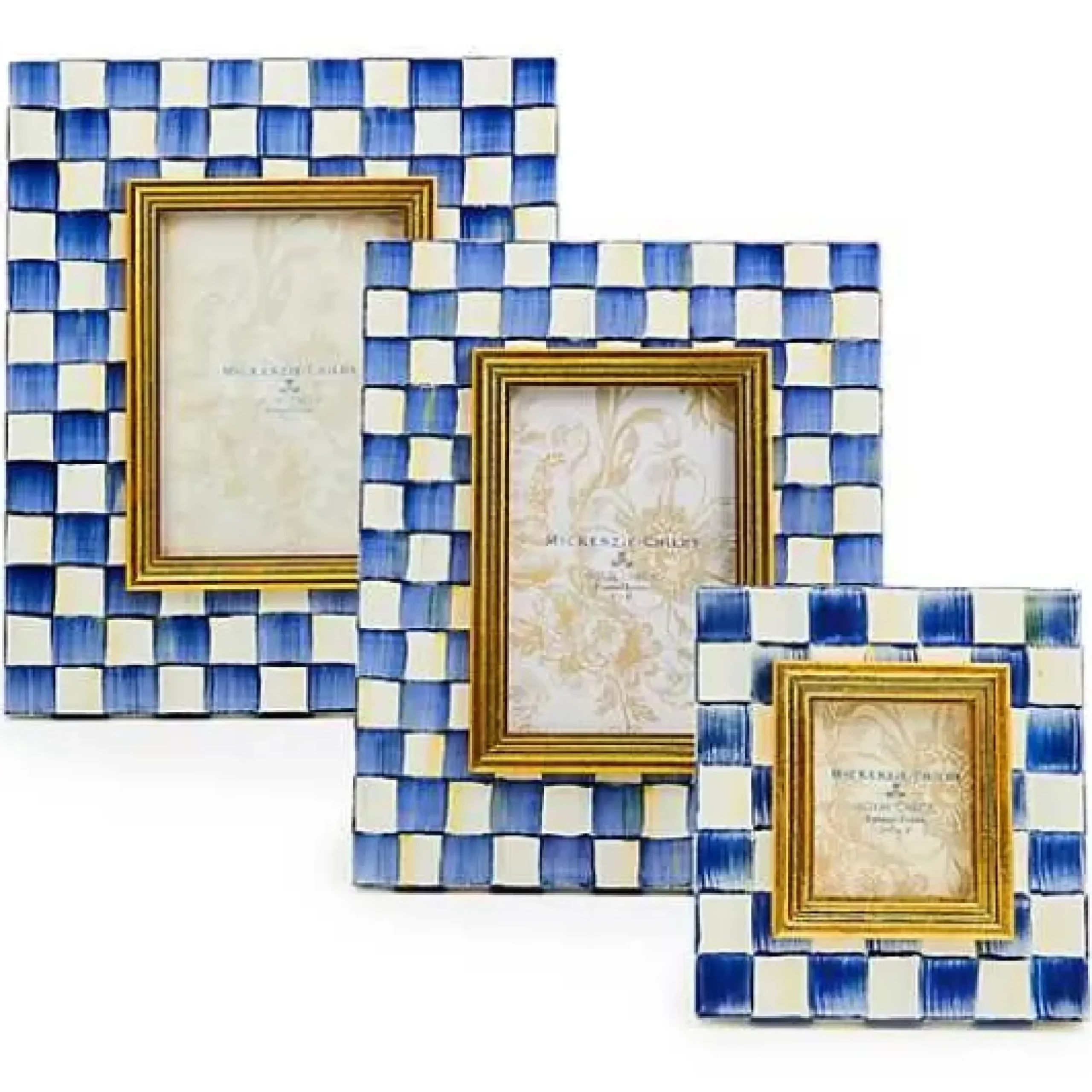 MacKenzie-Childs Royal Check 5 x 7 Frame< Room Accents