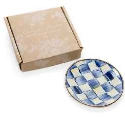MacKenzie-Childs Royal Check Appetizer Plates, Set of 4< Bar Entertaining|Serveware