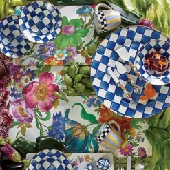 MacKenzie-Childs Royal Check Breakfast Bowl< Dinnerware & Flatware