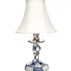 MacKenzie-Childs Royal Check Candlestick Lamp< Lighting