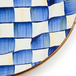 MacKenzie-Childs Royal Check Charger/Plate< Dinnerware & Flatware