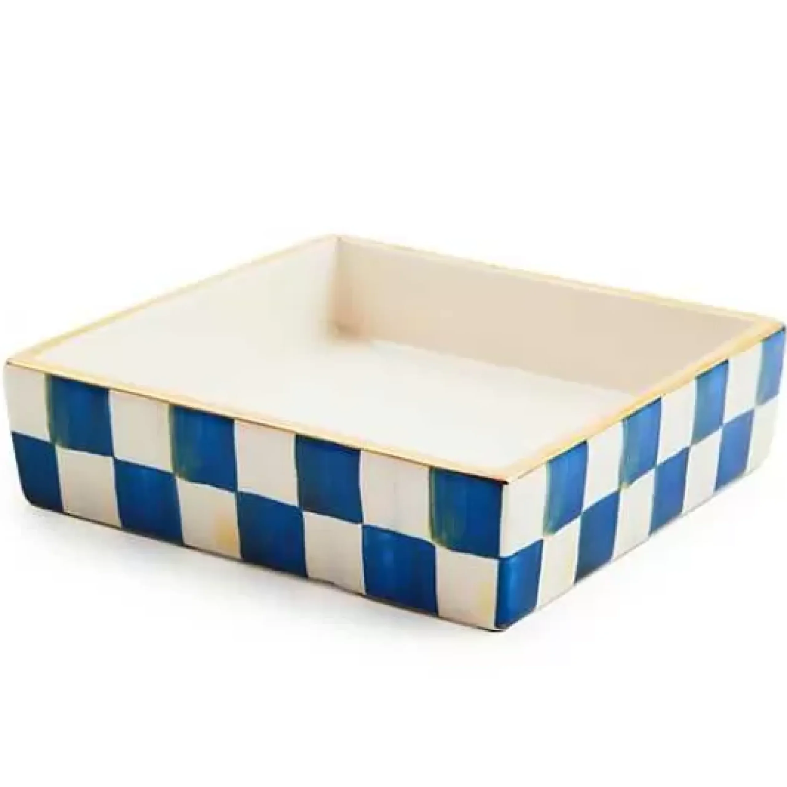 MacKenzie-Childs Royal Check Cocktail Napkin Holder< Table Accessories|Bar Entertaining
