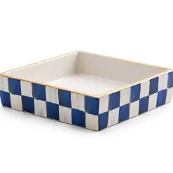 MacKenzie-Childs Royal Check Cocktail Napkin Holder< Table Accessories|Bar Entertaining