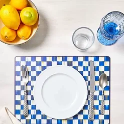 MacKenzie-Childs Royal Check Cork Back Placemats, Set of 4< Table Accessories|Kitchen & Table Linens