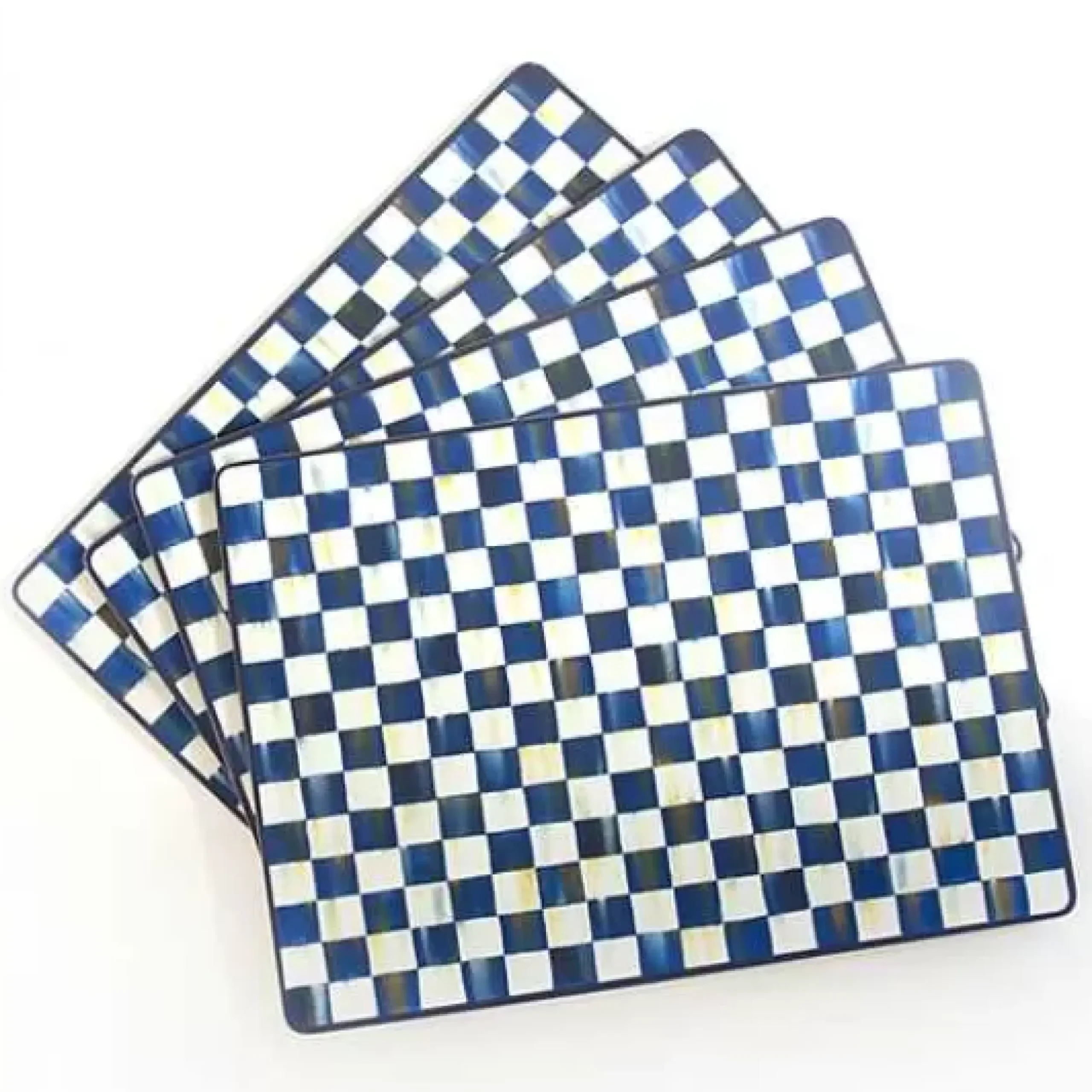 MacKenzie-Childs Royal Check Cork Back Placemats, Set of 4< Table Accessories|Kitchen & Table Linens