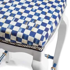 MacKenzie-Childs Royal Check Counter Stool< Dining Room & Kitchen