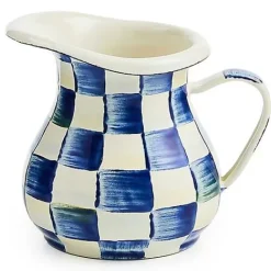MacKenzie-Childs Royal Check Creamer< The Coffee Shop|Serveware