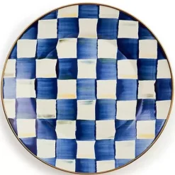 MacKenzie-Childs Royal Check Dinner Plate< Dinnerware & Flatware
