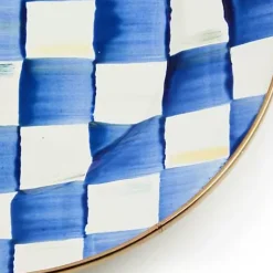 MacKenzie-Childs Royal Check Dinner Plate< Dinnerware & Flatware