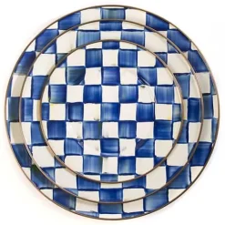 MacKenzie-Childs Royal Check Dinner Plate< Dinnerware & Flatware