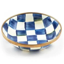 MacKenzie-Childs Royal Check Dipping Bowl< Serveware