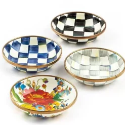 MacKenzie-Childs Royal Check Dipping Bowl< Serveware