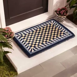 MacKenzie-Childs Royal Check Entrance Mat< Outdoor|Rugs