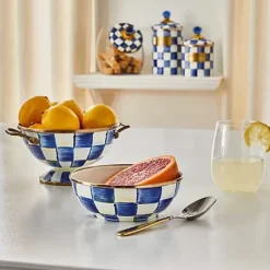 MacKenzie-Childs Royal Check Everyday Bowl< Bar Entertaining|Dinnerware & Flatware