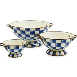 MacKenzie-Childs Royal Check Everything Bowl< Bar Entertaining|Serveware