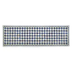 MacKenzie-Childs Royal Check Floor Mat - 2'6 x 8' Runner< Rugs