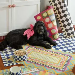 MacKenzie-Childs Royal Check Floor Mat - 2'6 x 8' Runner< Rugs