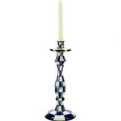 MacKenzie-Childs Royal Check Large Candlestick< Candles & Fragrances