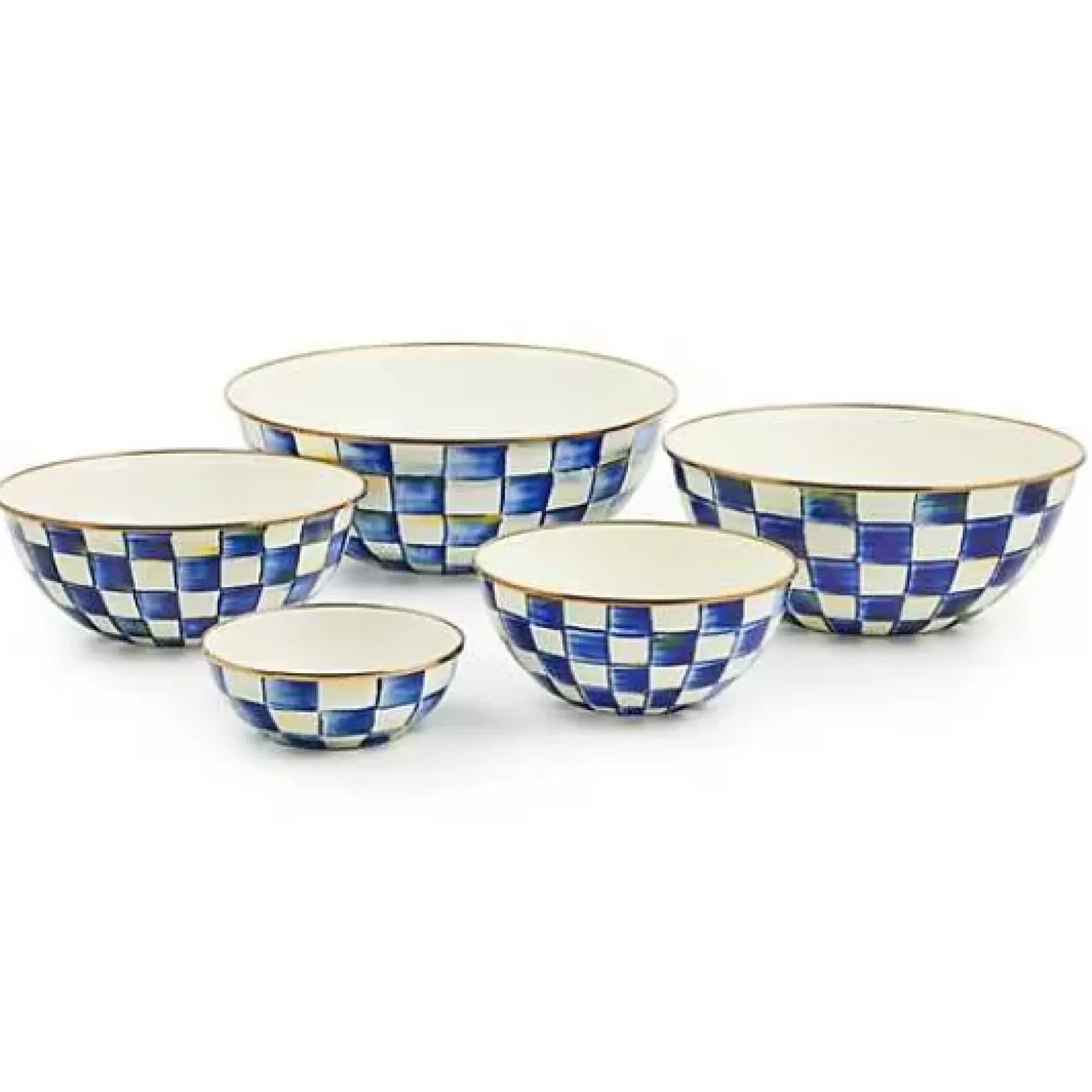 MacKenzie-Childs Royal Check Medium Everyday Bowl< Serveware
