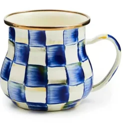 MacKenzie-Childs Royal Check Mug< The Coffee Shop|Drinkware