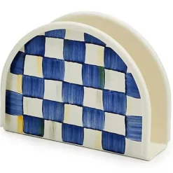 MacKenzie-Childs Royal Check Napkin Holder< Serveware