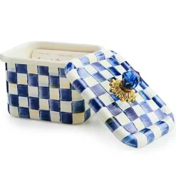 MacKenzie-Childs Royal Check Recipe Box< Kitchen Storage & Organization