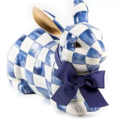 MacKenzie-Childs Royal Check Resting Bunny< Easter|Spring