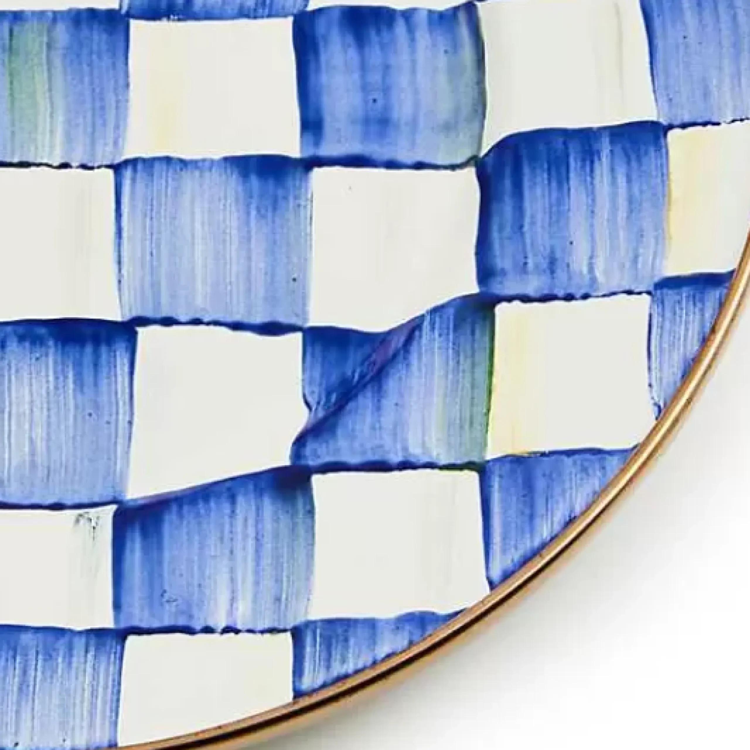 MacKenzie-Childs Royal Check Salad/Dessert Plate< Dinnerware & Flatware