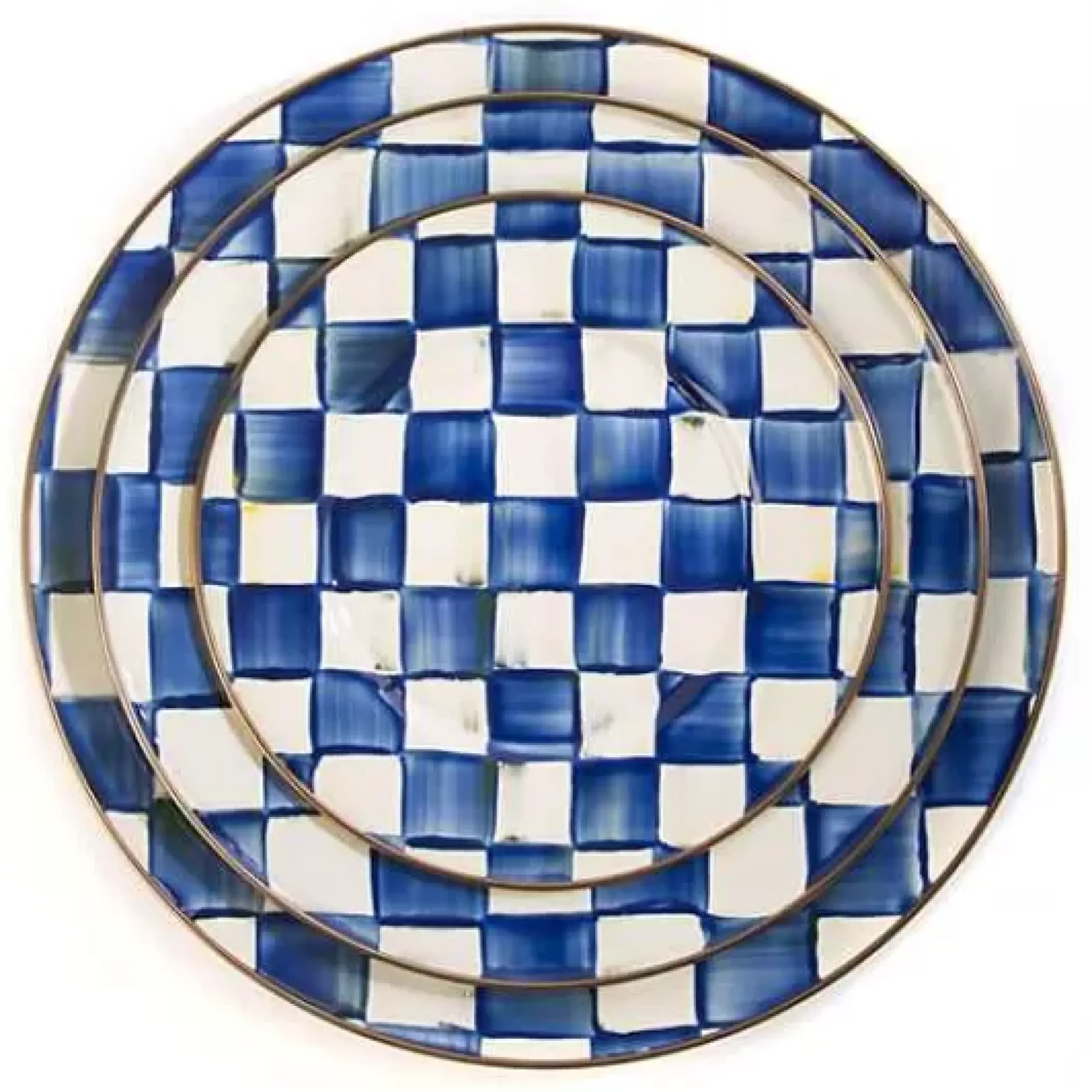 MacKenzie-Childs Royal Check Salad/Dessert Plate< Dinnerware & Flatware