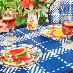 MacKenzie-Childs Royal Check Salad/Dessert Plate< Dinnerware & Flatware