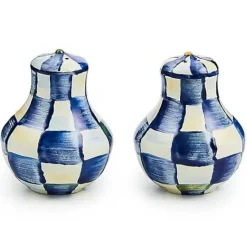 MacKenzie-Childs Royal Check Salt  Pepper Shakers< Table Accessories|Serveware
