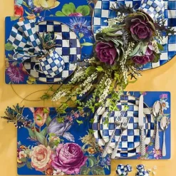 MacKenzie-Childs Royal Check Salt  Pepper Shakers< Table Accessories|Serveware