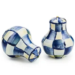 MacKenzie-Childs Royal Check Salt  Pepper Shakers< Table Accessories|Serveware