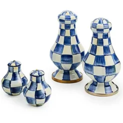 MacKenzie-Childs Royal Check Salt  Pepper Shakers< Table Accessories|Serveware
