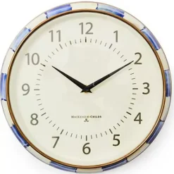 MacKenzie-Childs Royal Check School Wall Clock< Room Accents
