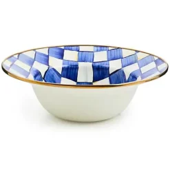 MacKenzie-Childs Royal Check Serving Bowl< Serveware