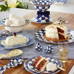MacKenzie-Childs Royal Check Serving Platter< Bar Entertaining|Serveware