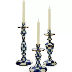 MacKenzie-Childs Royal Check Small Candlestick< Candles & Fragrances