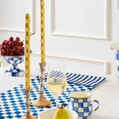 MacKenzie-Childs Royal Check Small Compote< Serveware