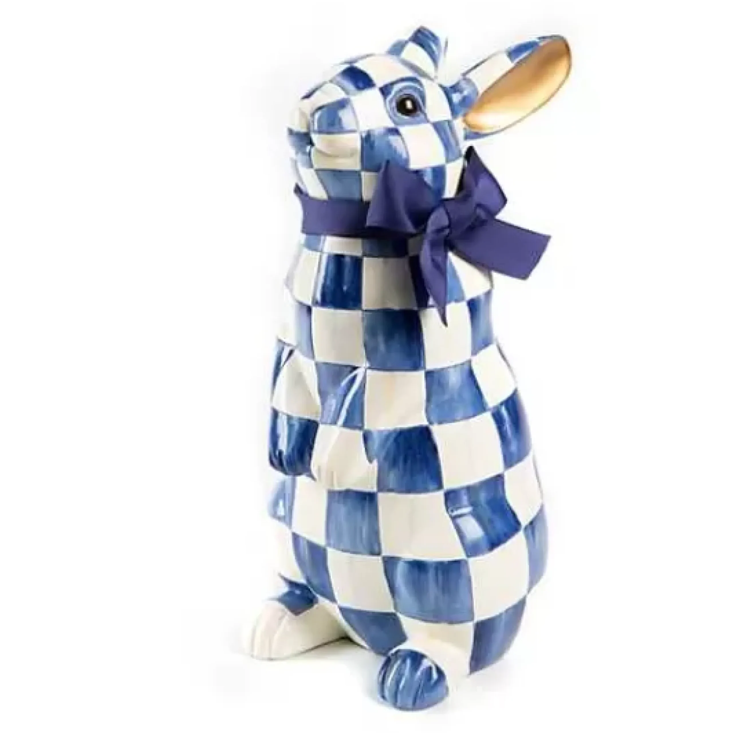 MacKenzie-Childs Royal Check Standing Bunny< Easter|Spring