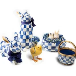 MacKenzie-Childs Royal Check Standing Bunny< Easter|Spring